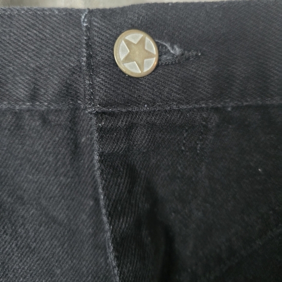 Ozark Mountain Jeans Womens (32x31) Tall Bareback High Rise Black 90s VTG Rodeo - Picture 4 of 10